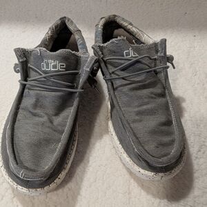 Hey Dude Men's Gray Casual Shoes